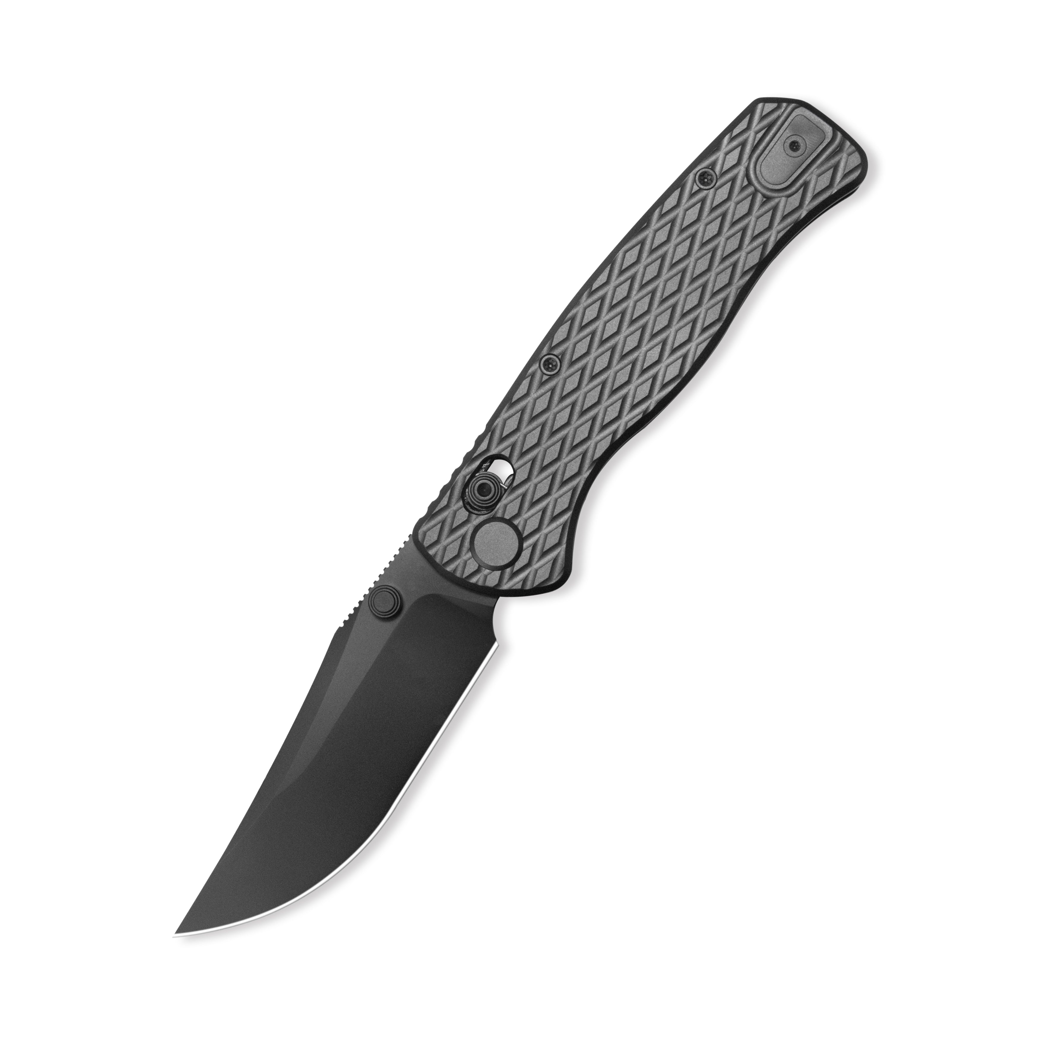 GEO Knife Sharp Shadow Axis lock Folding Knife Black DLC 6AL4V Titanium Handle 3.3" Black DLC Bohler M390 Blade GEO2504B