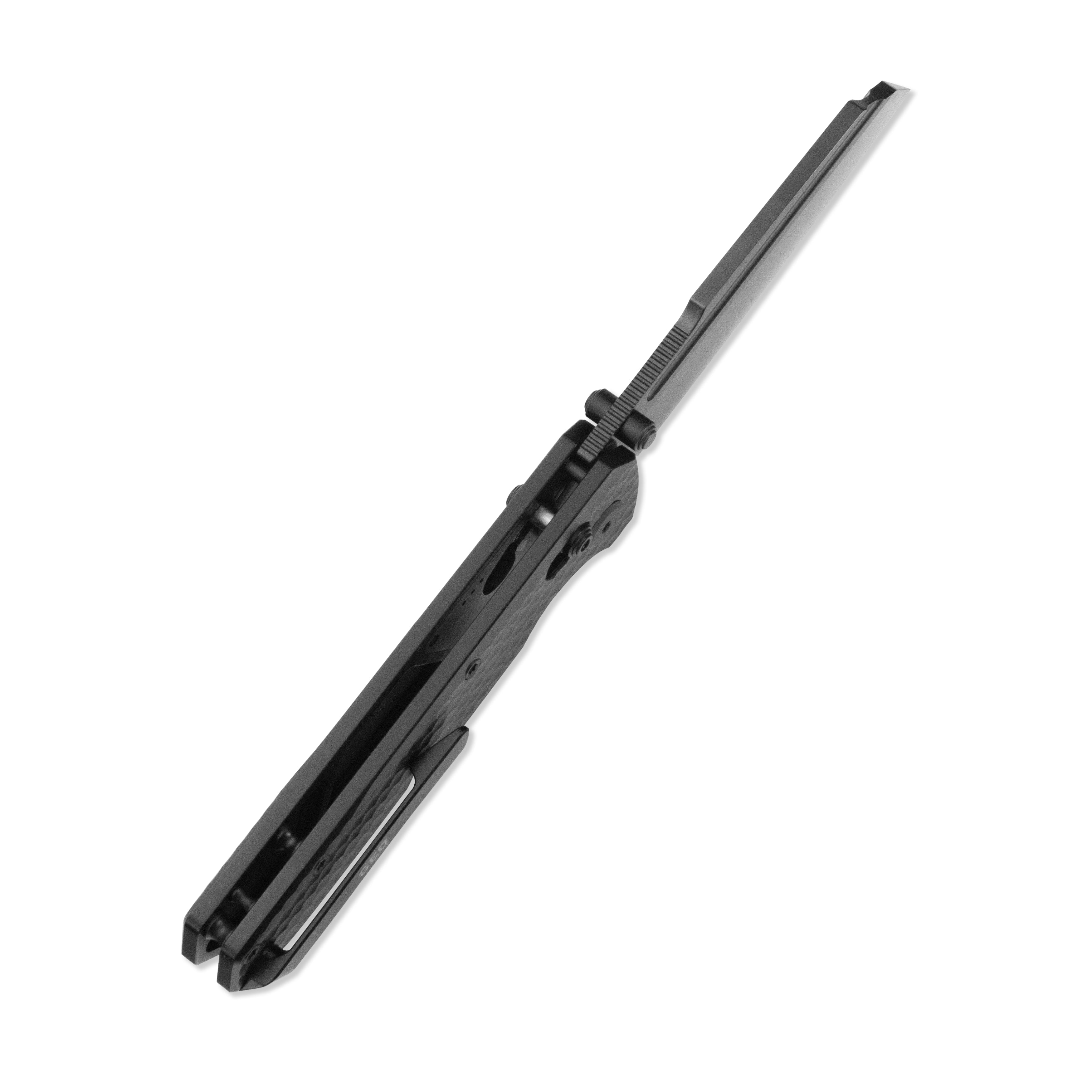 Geo knife Noxiz Axis lock Folding Knife Black  6AL4V Titanium Handle 3.1" Black DLC Bohler M390 Blade GEO2506C